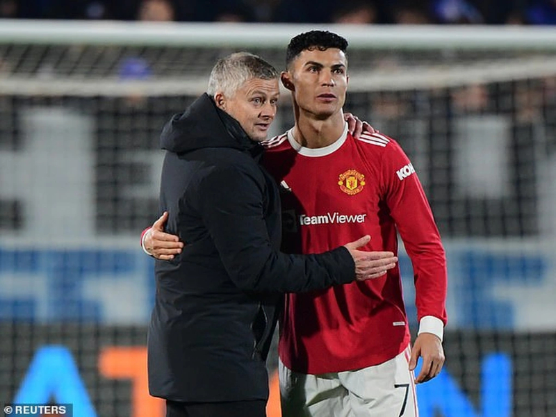 Ronaldo và HLV Solskjaer